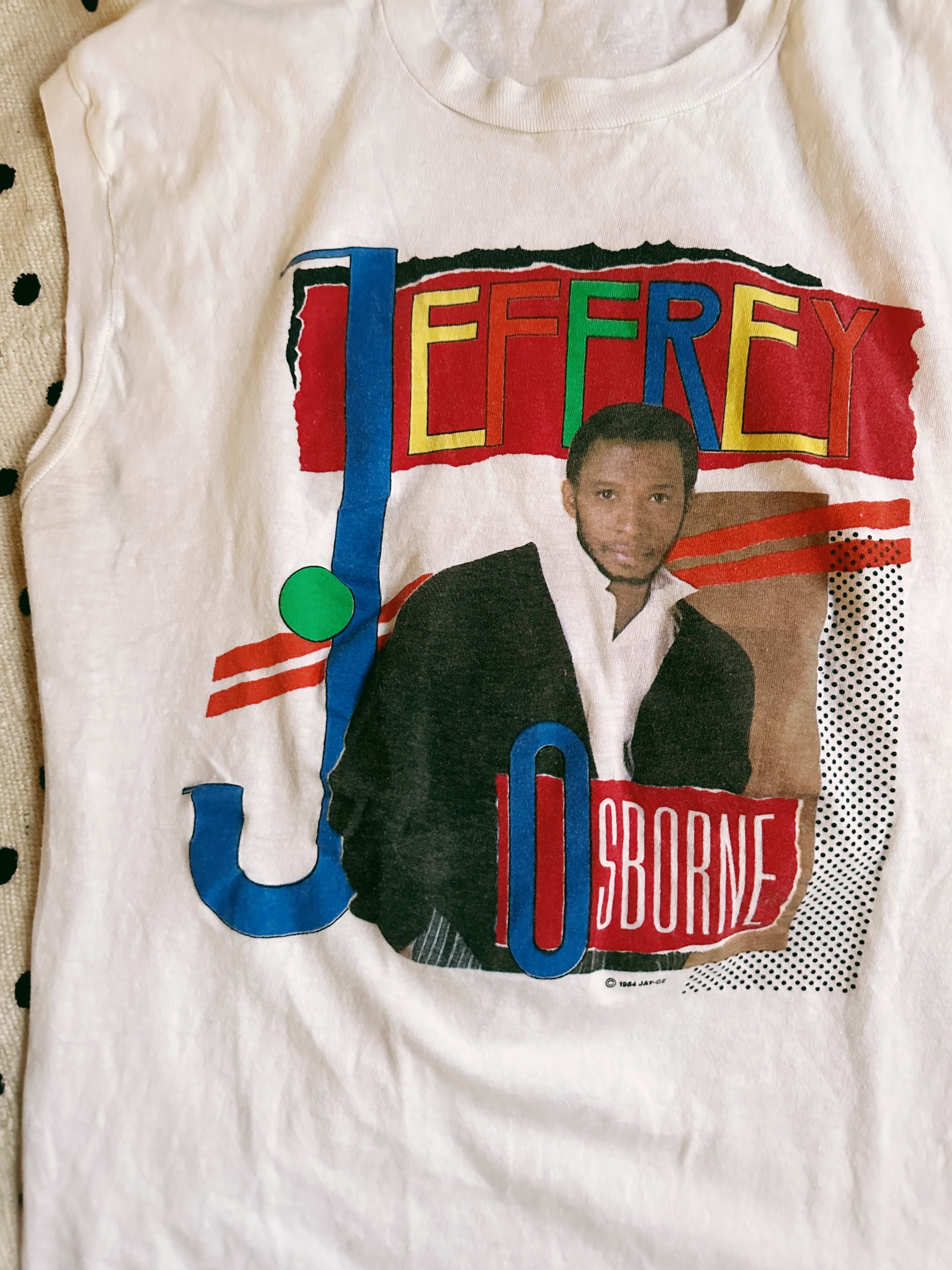 Vintage Jeffrey Osborne Concert Shirt (1984)