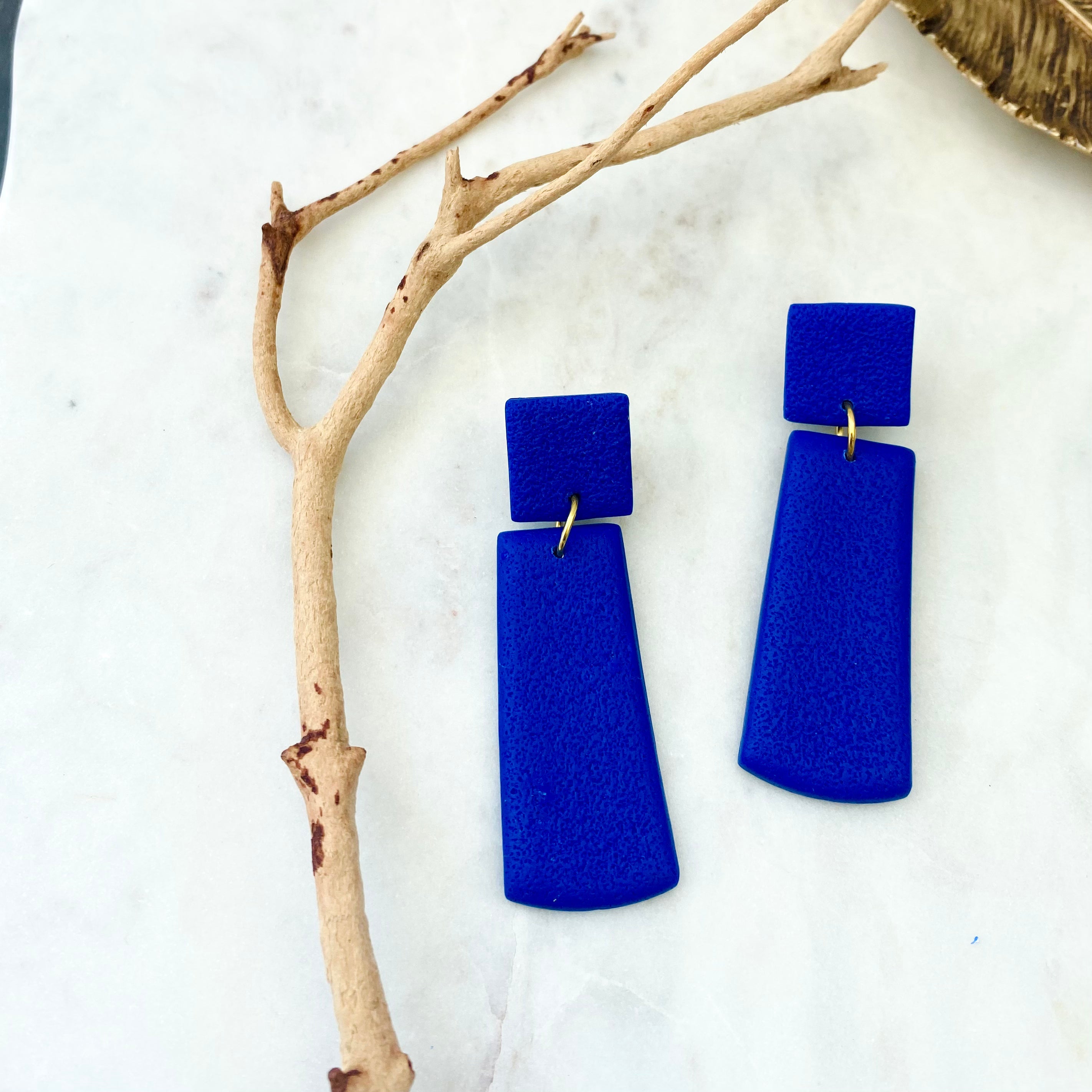 Ida // Cobalt Blue Textured