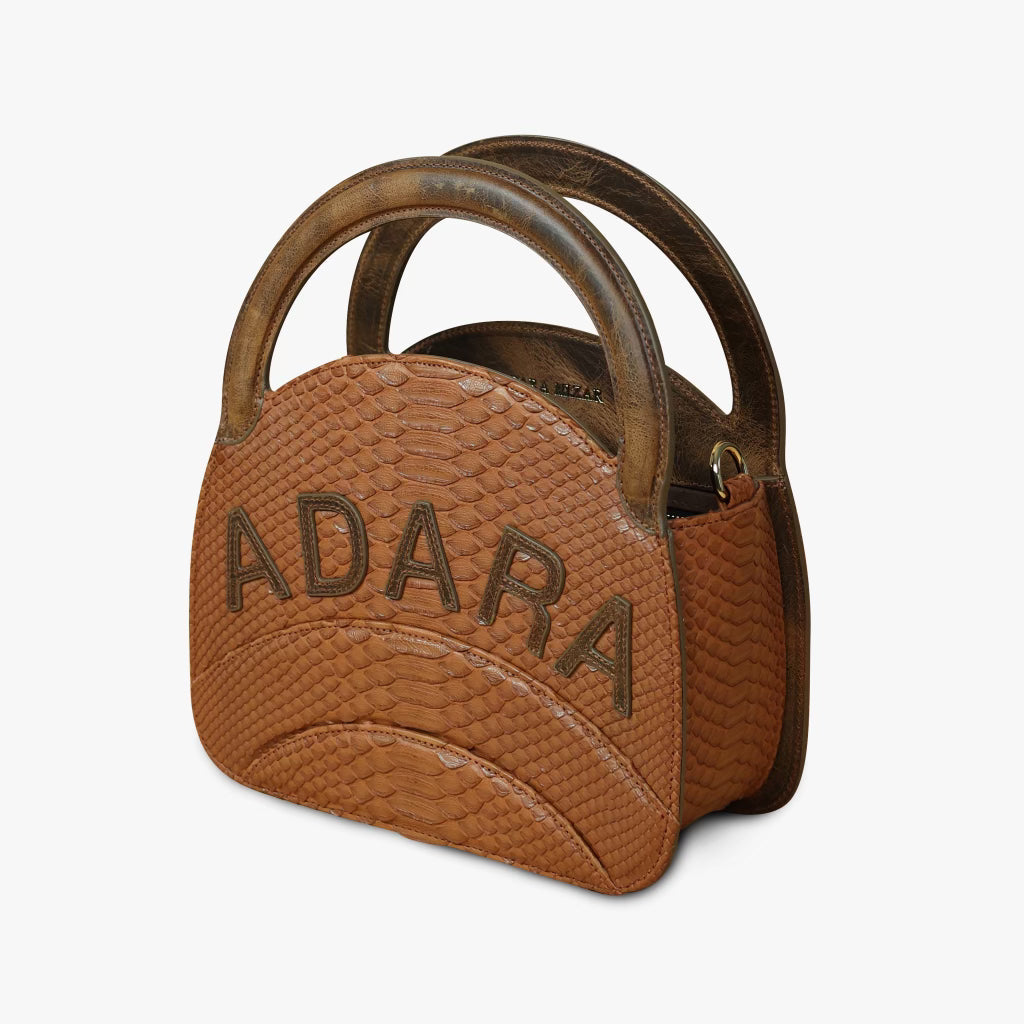 ADARA TACO MAHOGANY PYTHON