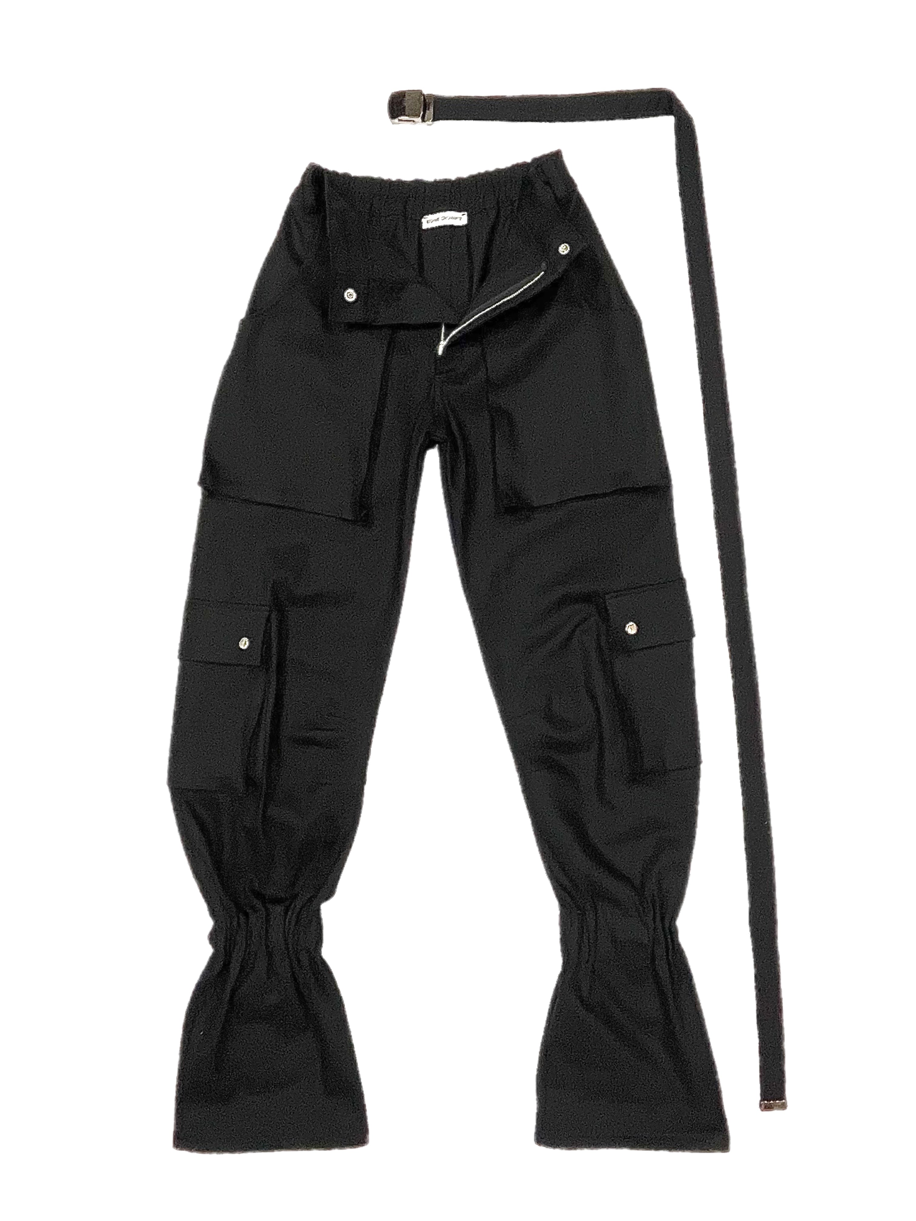 Nina Denim Cargo Pants