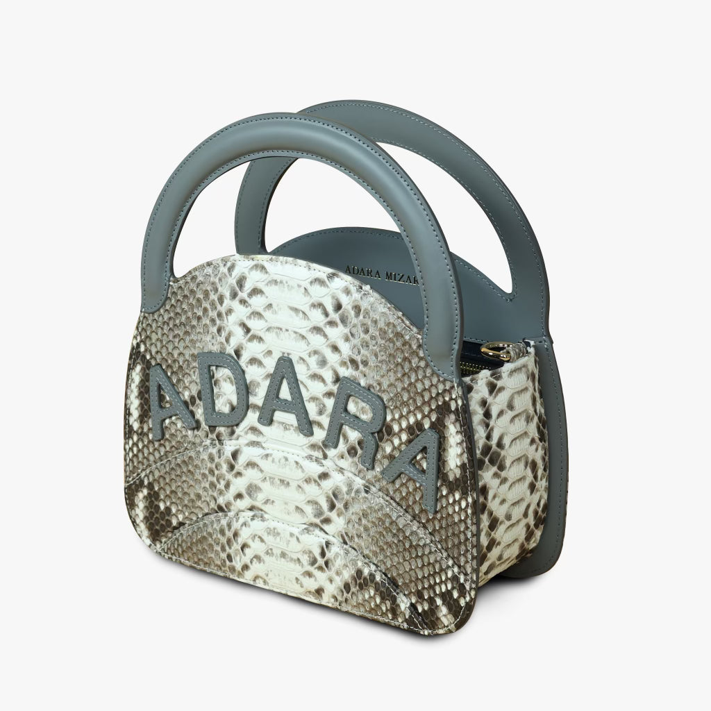 ADARA TACO  GREY OMBRÉ PYTHON