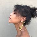 Darling, I Just Want You To Know - Saxophone Hoop Earrings