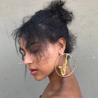 Darling, I Just Want You To Know - Saxophone Hoop Earrings