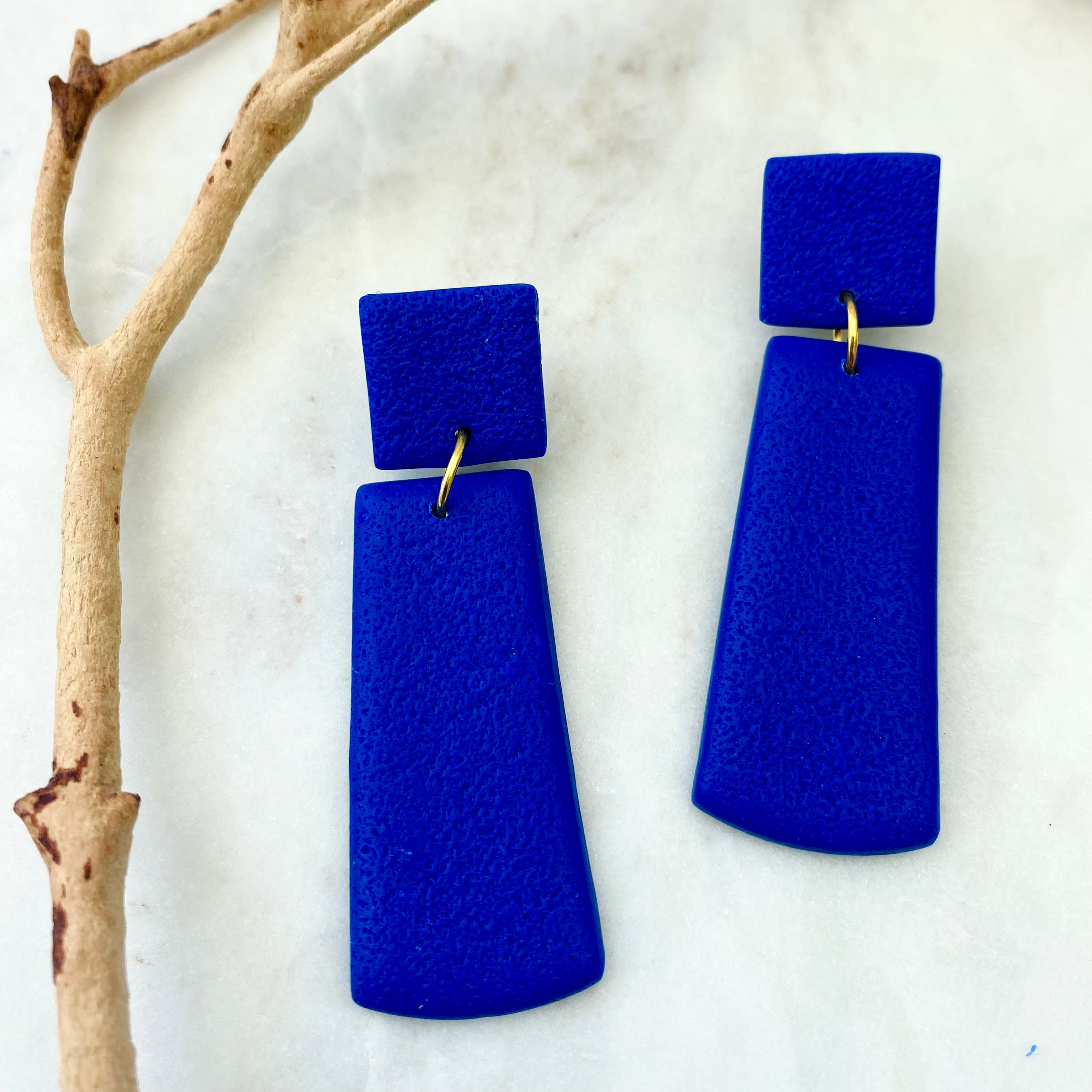 Ida // Cobalt Blue Textured