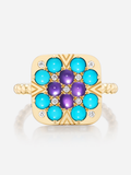 Granny Squares "Iris" Mini Ring