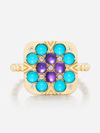Granny Squares "Iris" Mini Ring