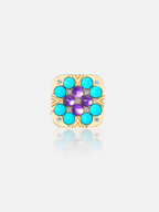 Granny Squares "Iris" Stud Earring