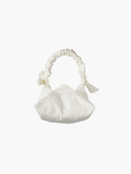 Mini Aurora handbag in ivory floral jacquard