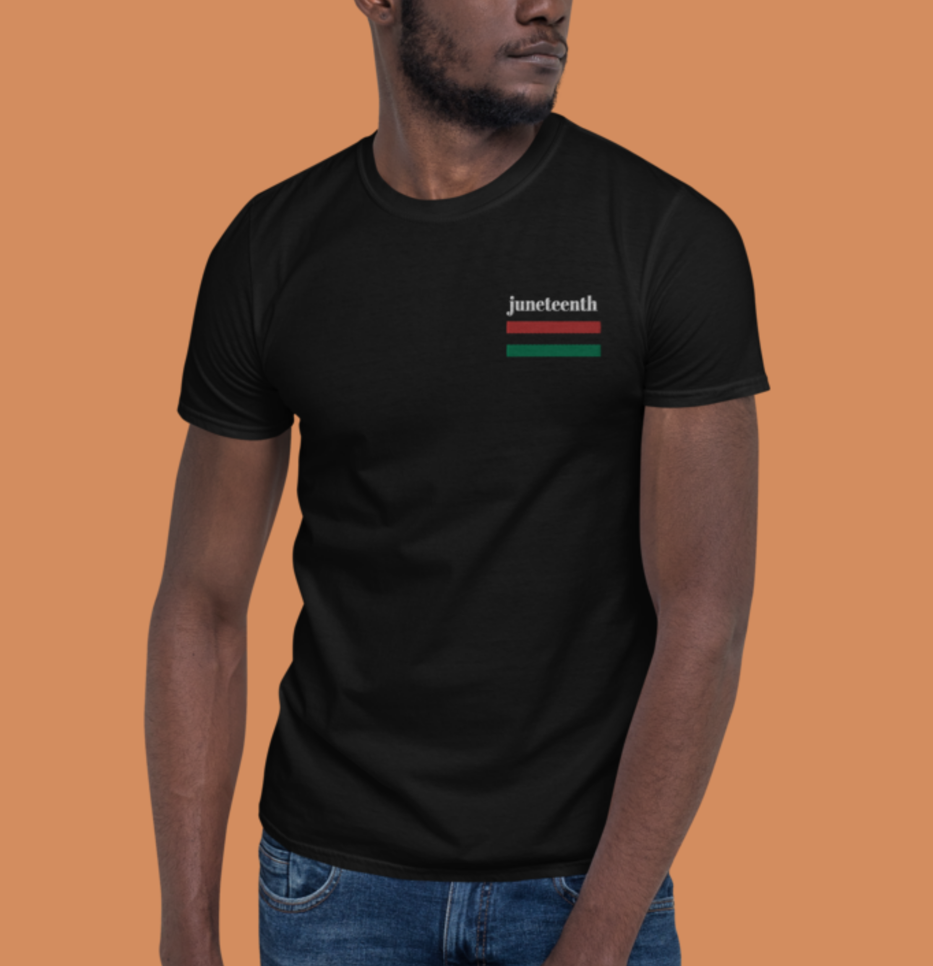 Juneteenth Flag Shirt - Embroidery Unisex T Shirt