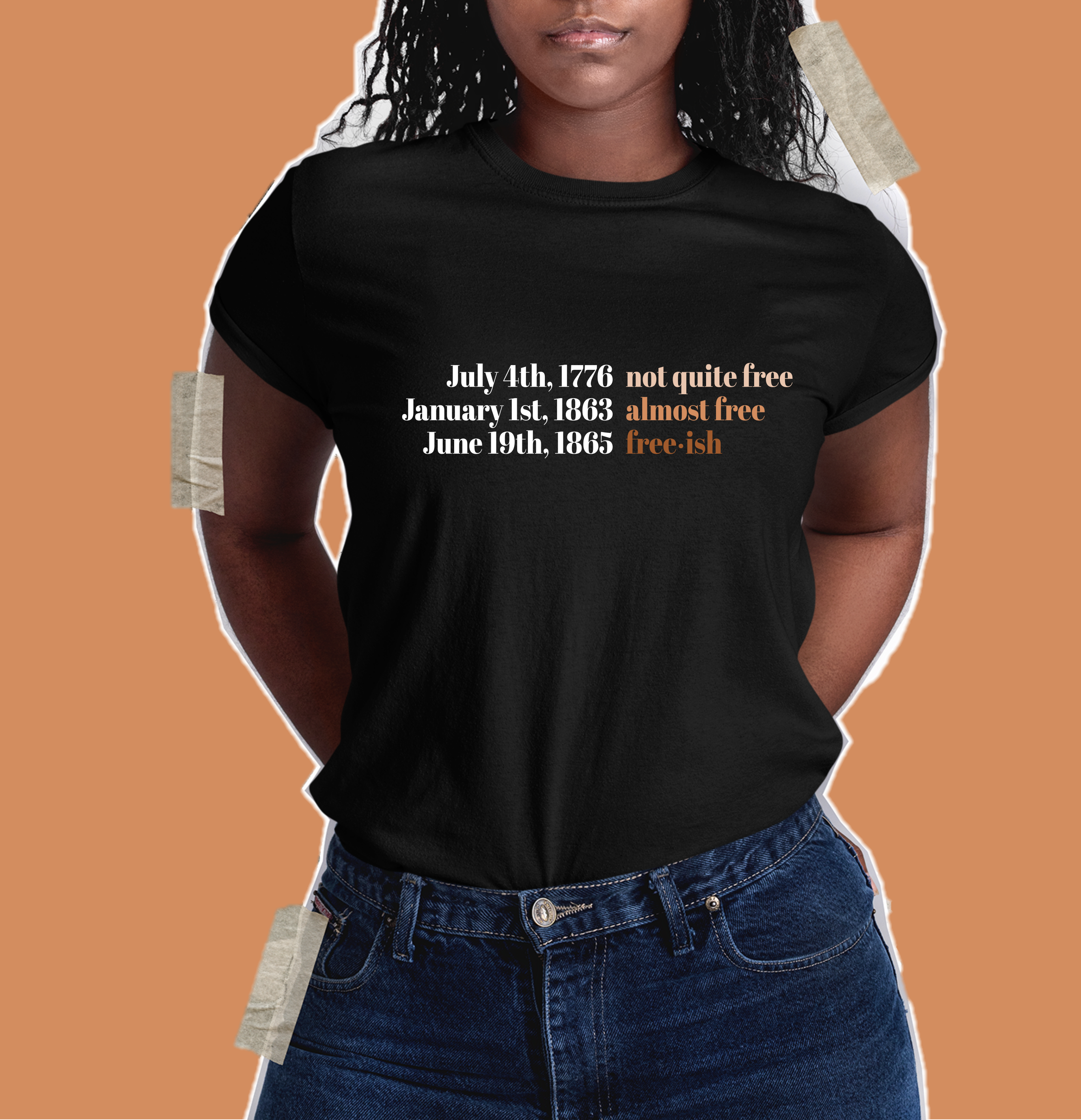 Juneteenth Freedom Day Freeish Shirt - Unisex T Shirt