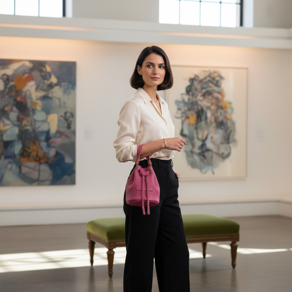 Kadiki Bag - Plum Pink Leather