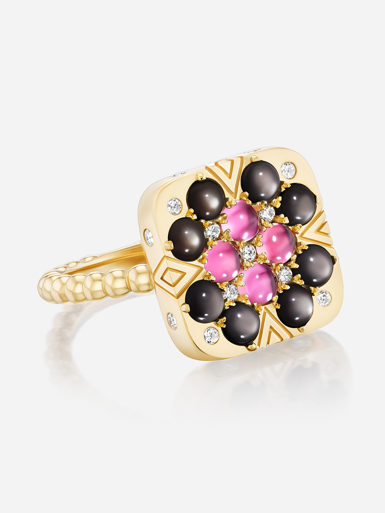 Granny Squares "Marge" Mini Ring