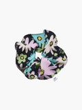 Melissa scrunchie in black and pastel floral