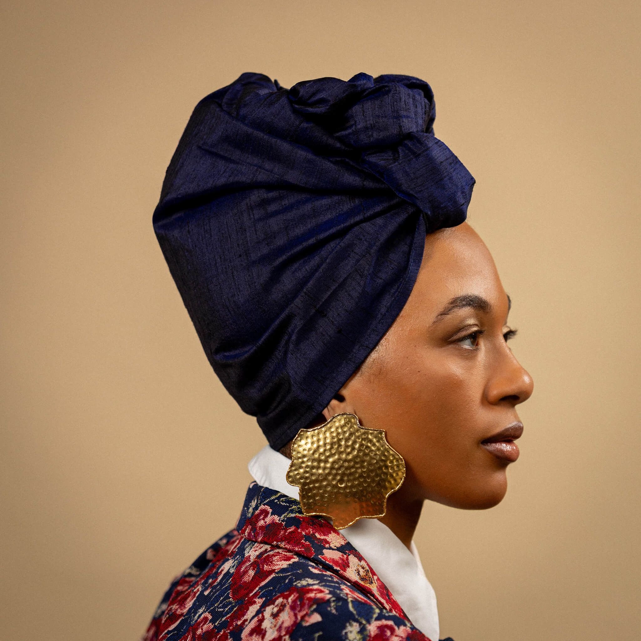 Minuit Silk Headwrap