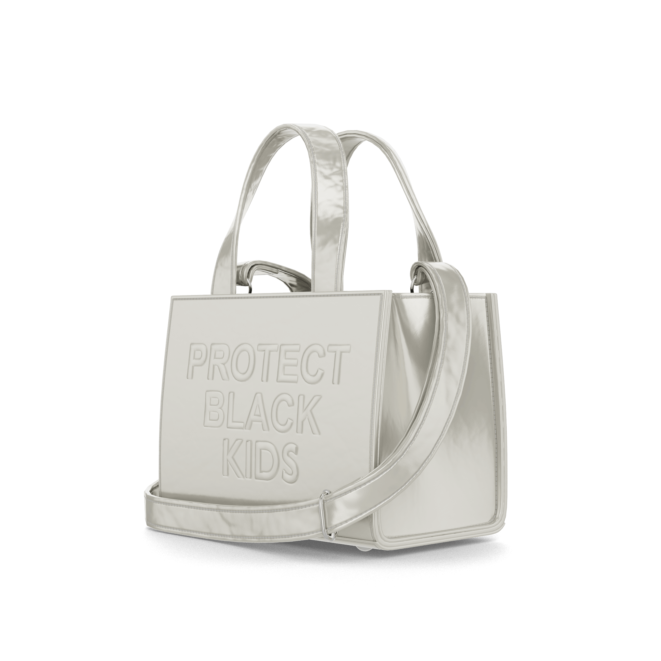 PBK - Vegan Leather Mini Bag (Chrome)