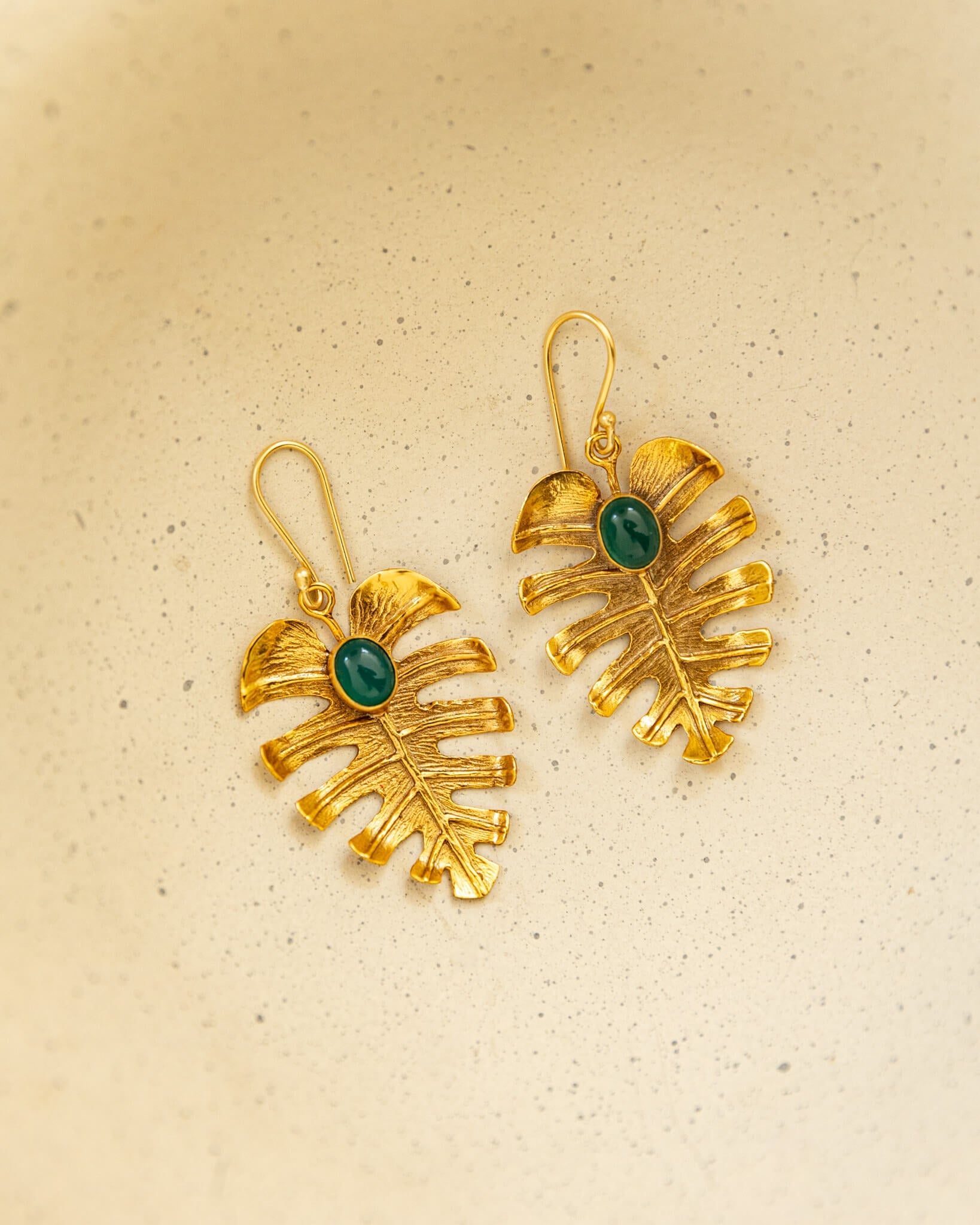 Audry's Jewelry - Monstera Earrings