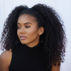 Noir Satin Ruched Headband