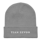 Organic Ribbed beanie hat