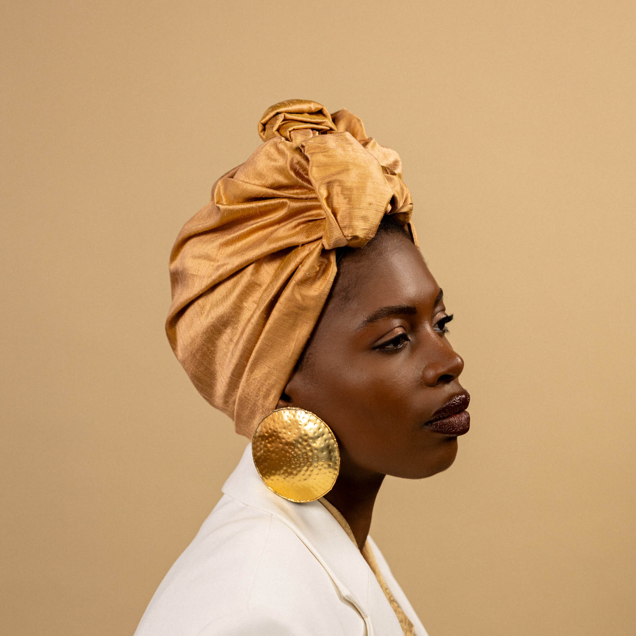 Pyrite Silk Headwrap