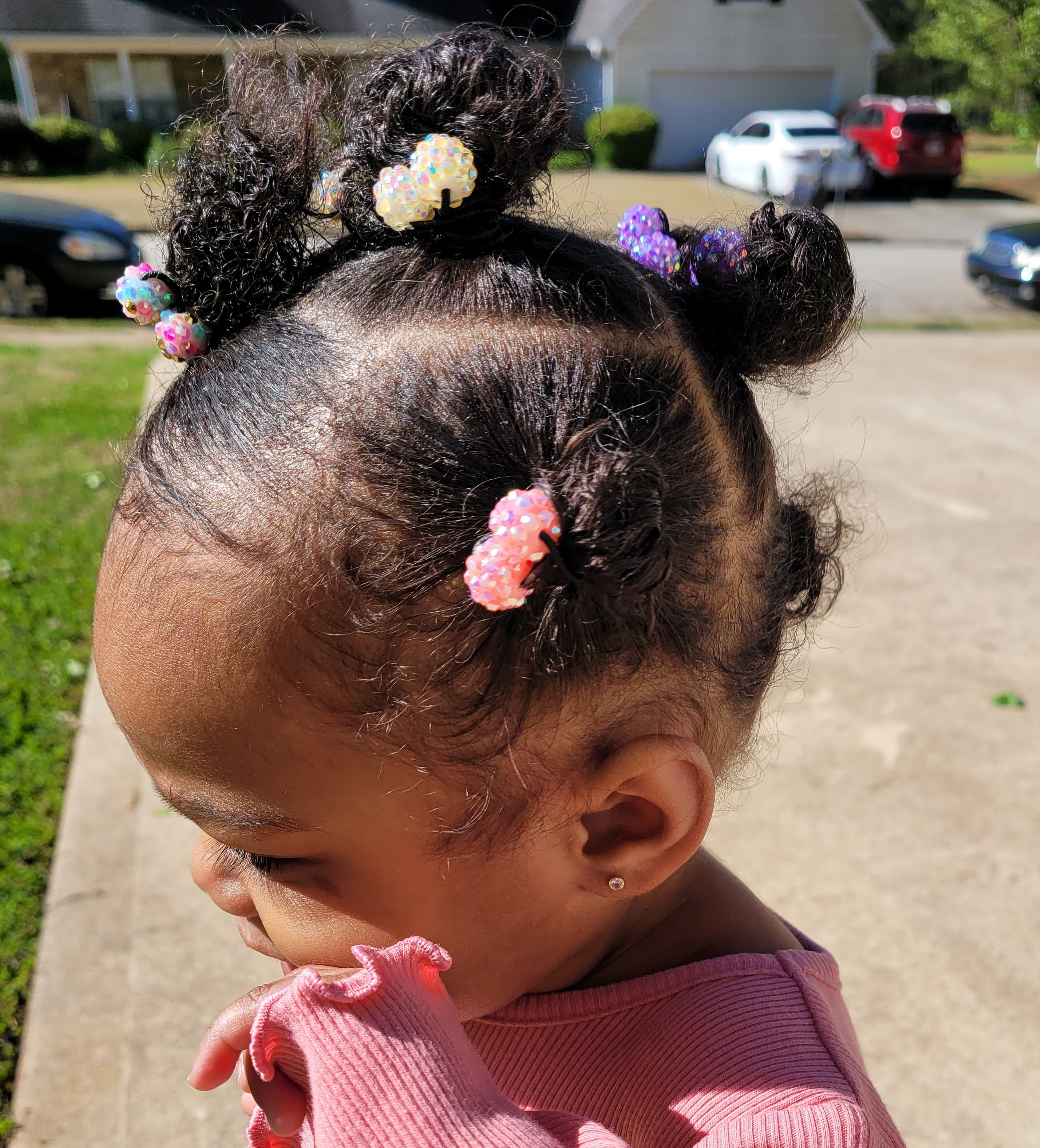 Brown Girls Hair® Small Bling Ponytail Hair Elastics | Hair Knockers Bobbles