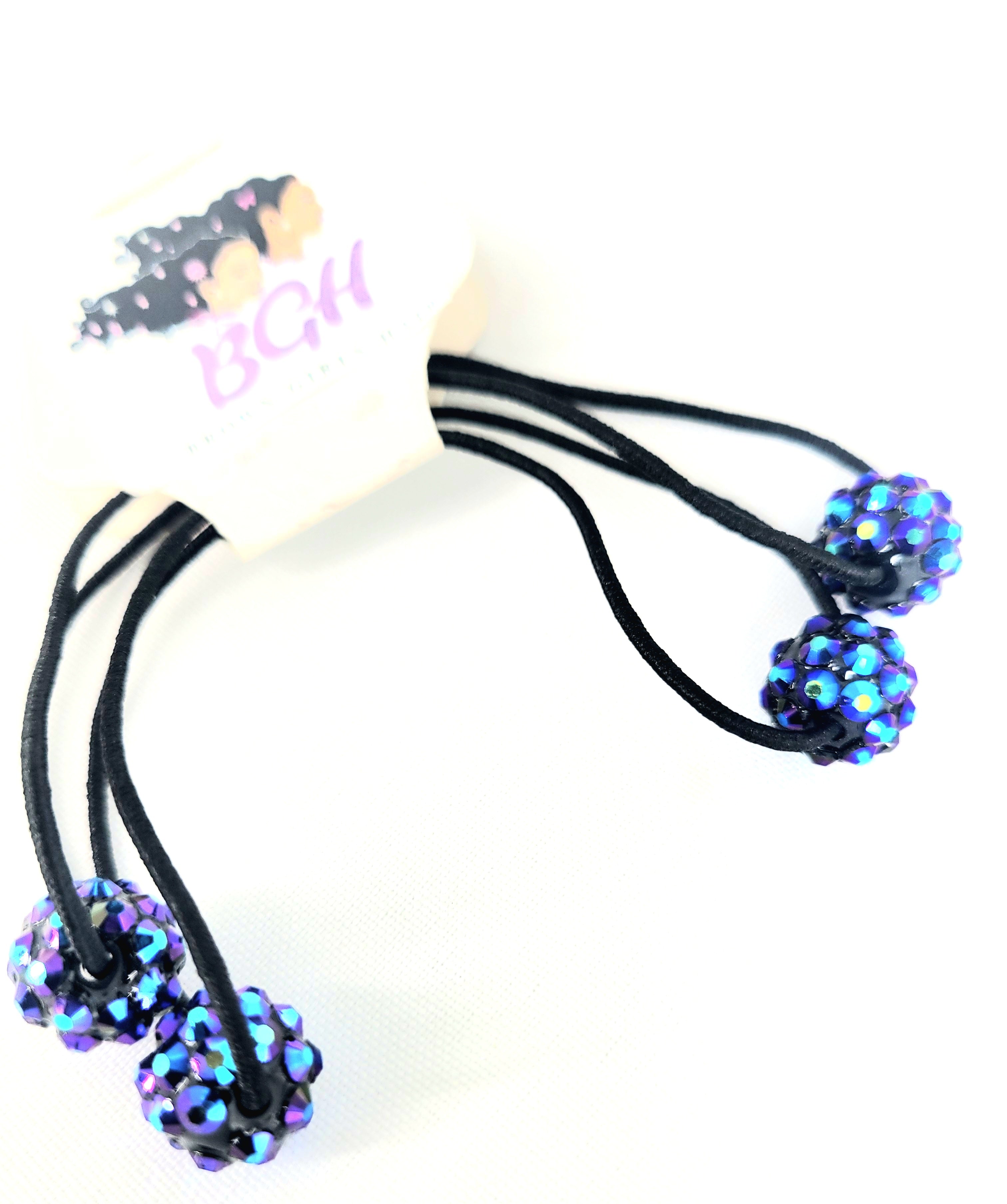 Brown Girls Hair® Small Bling Ponytail Hair Elastics | Hair Knockers Bobbles