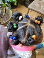 Brown Girls Hair® Small Bling Ponytail Hair Elastics | Hair Knockers Bobbles