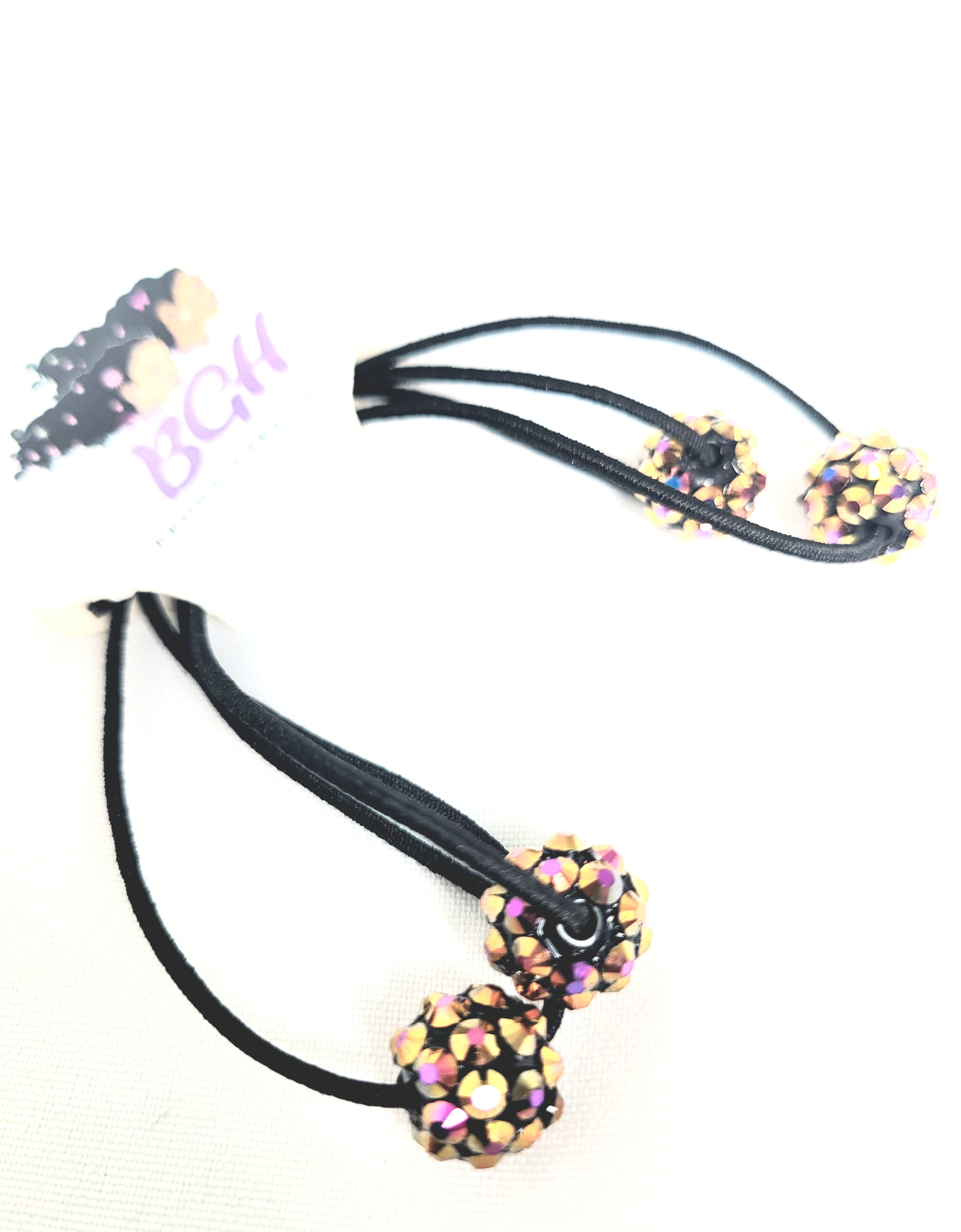 Brown Girls Hair® Small Bling Ponytail Hair Elastics | Hair Knockers Bobbles