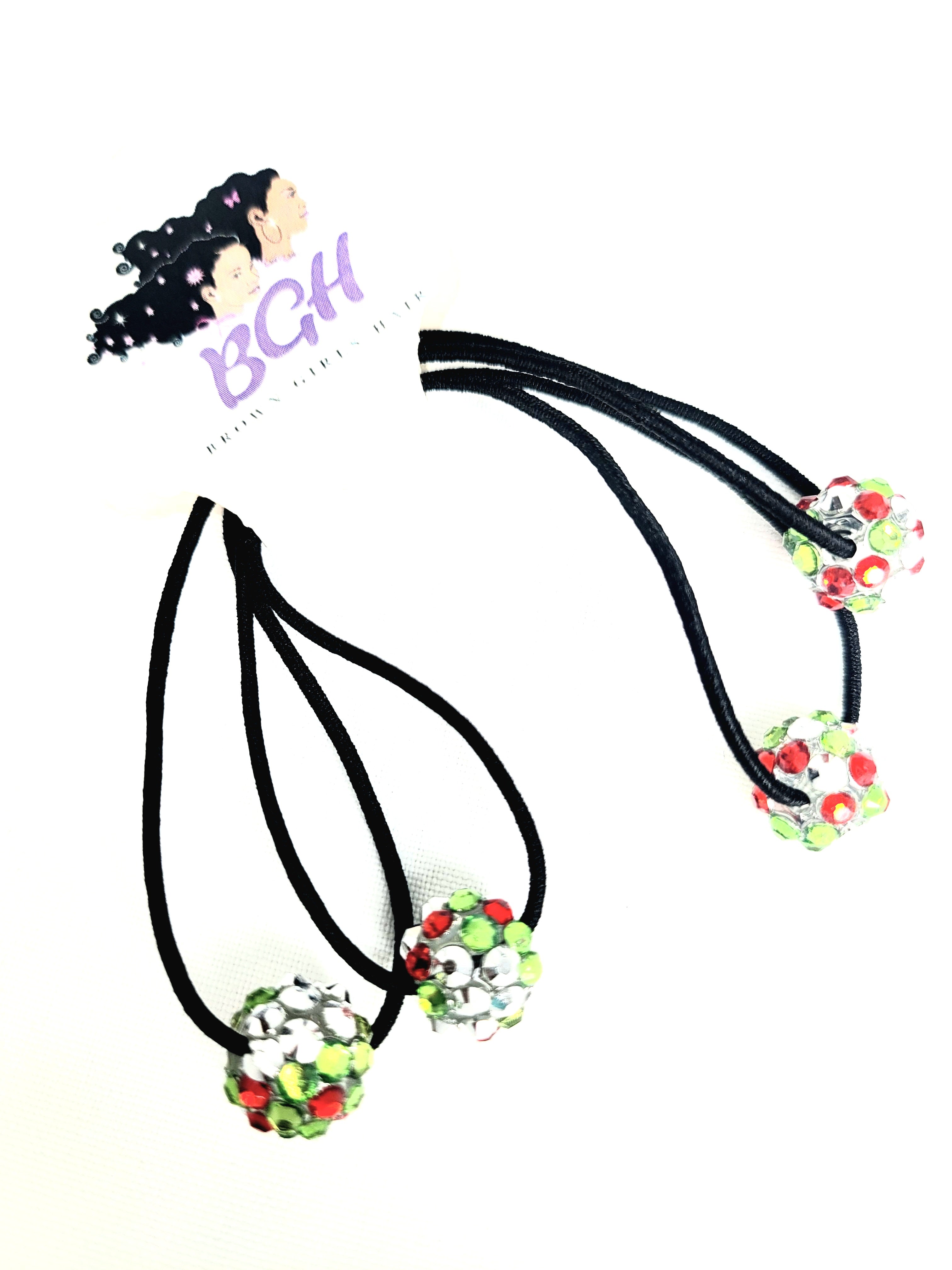 Brown Girls Hair® Small Bling Ponytail Hair Elastics | Hair Knockers Bobbles