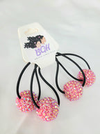 Brown Girls Hair® LARGE Bling Hair Ballies | Hair Ties Knockers Bobbles Ponytail Holders