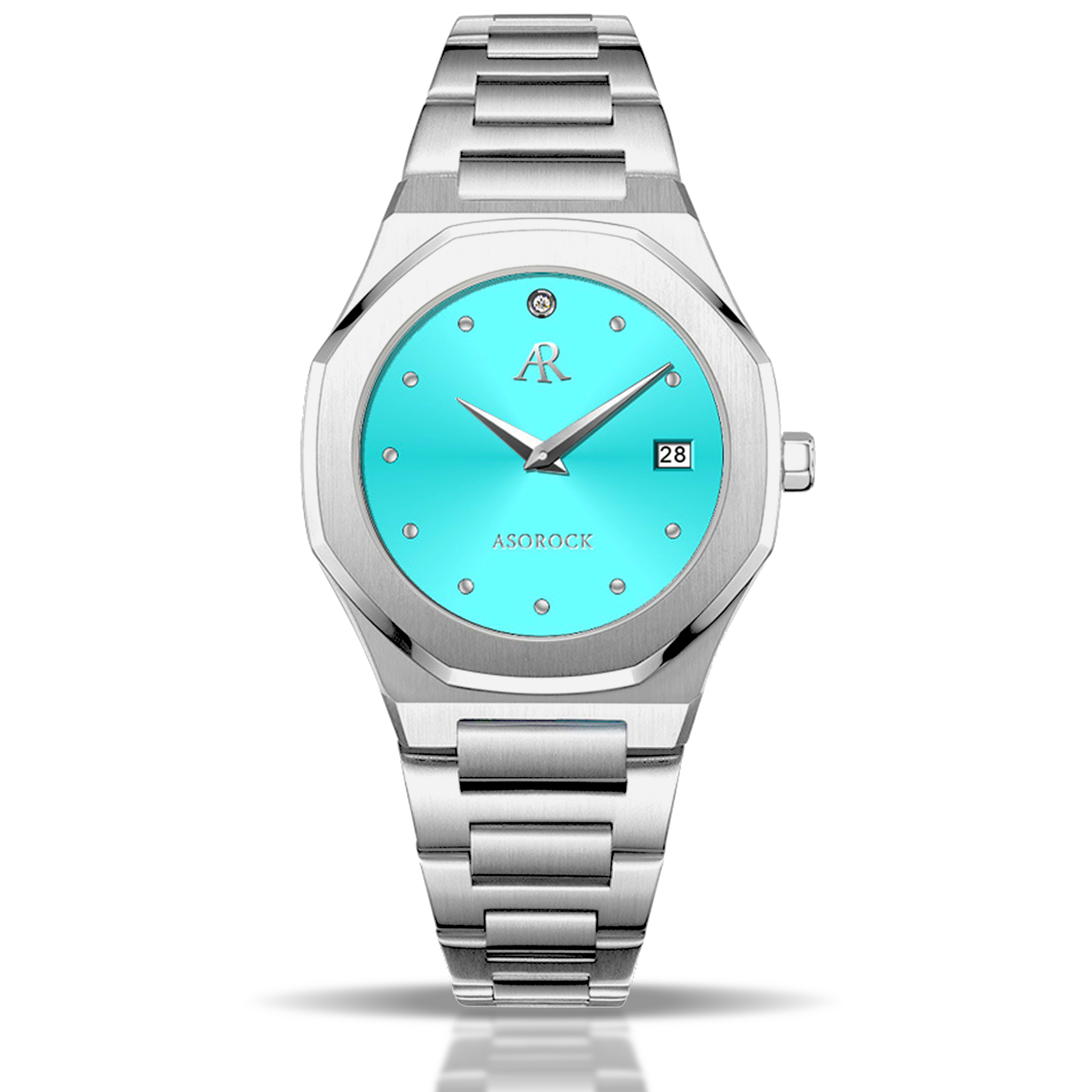 Silver/Blue turquoise dial goddess