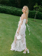 Mini Aurora bridal handbag in pink satin