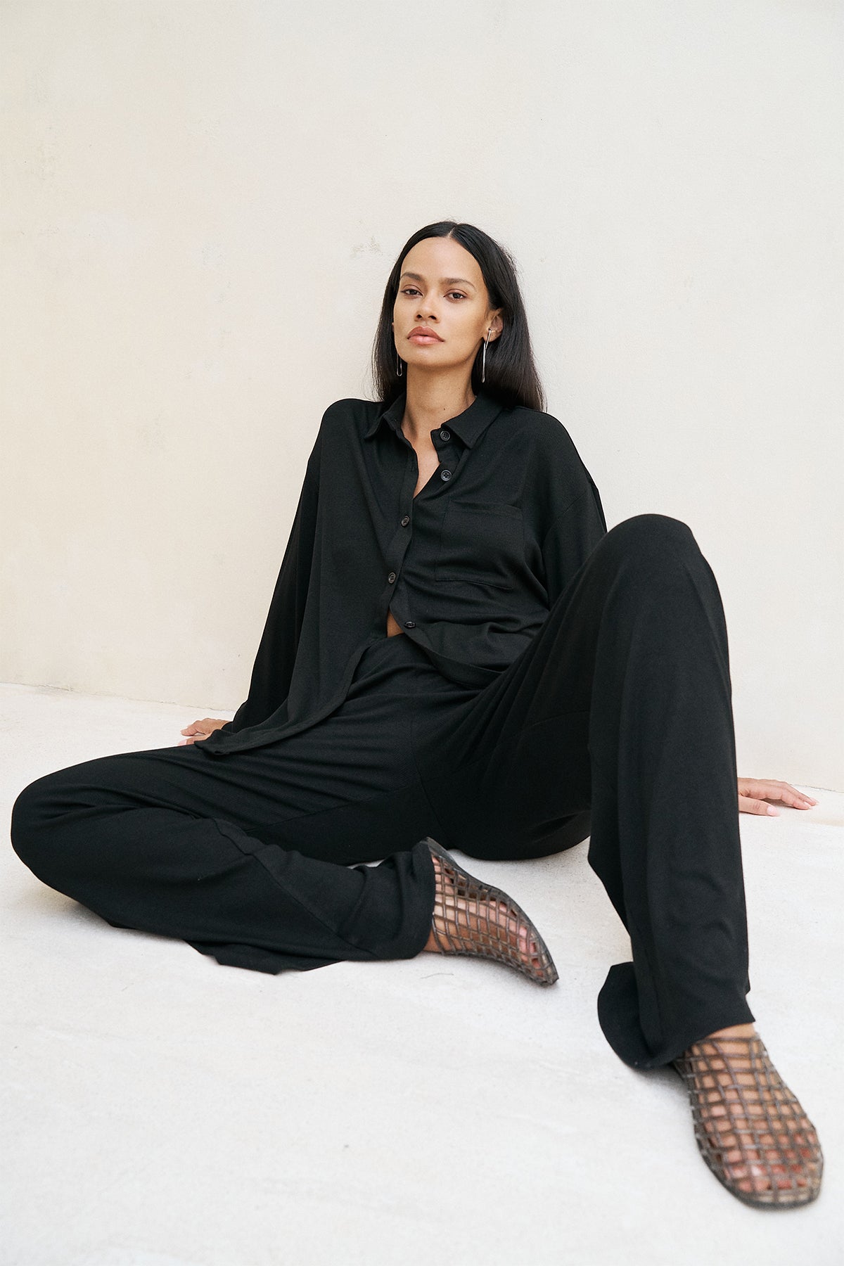 Camden Button Down - Black