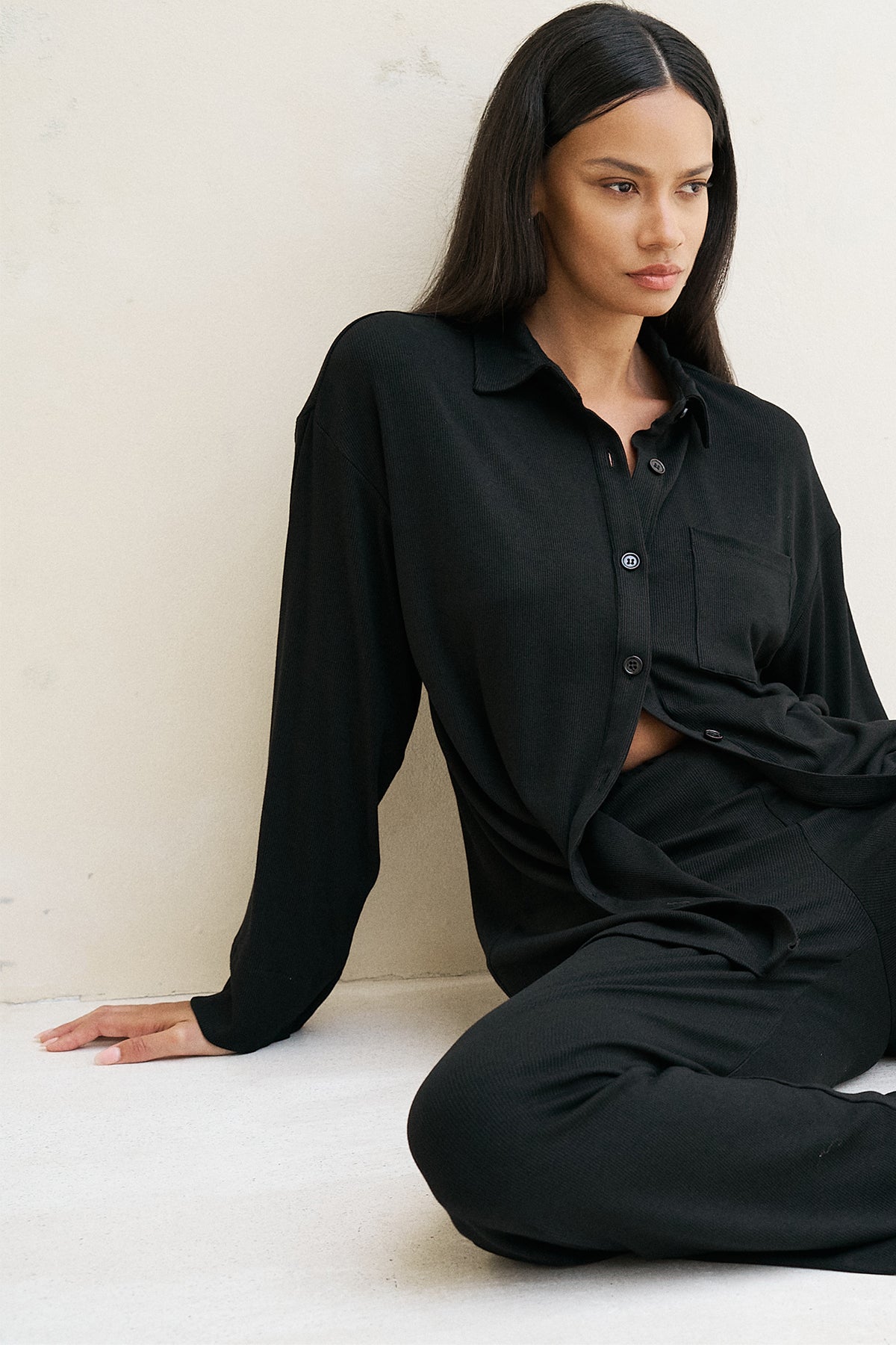 Camden Button Down - Black
