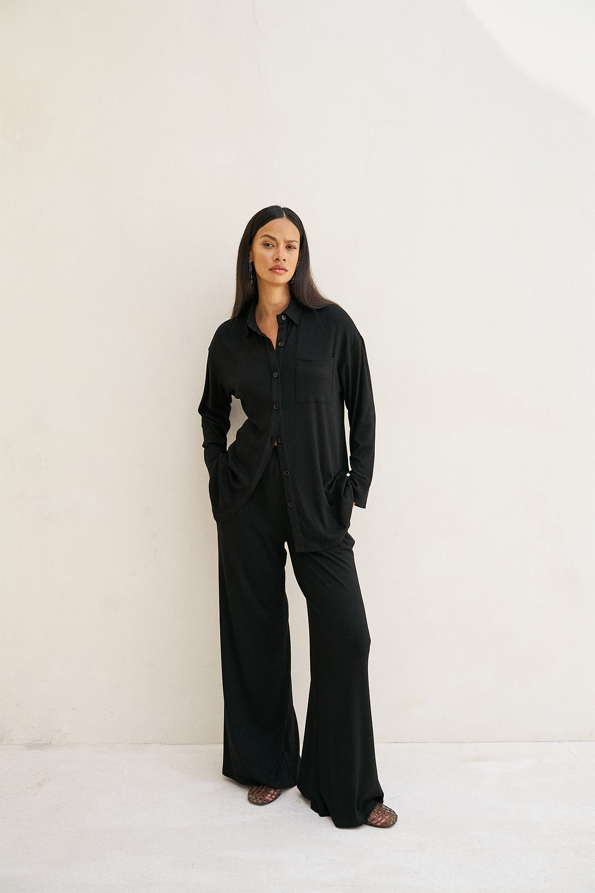 Camden Button Down - Black