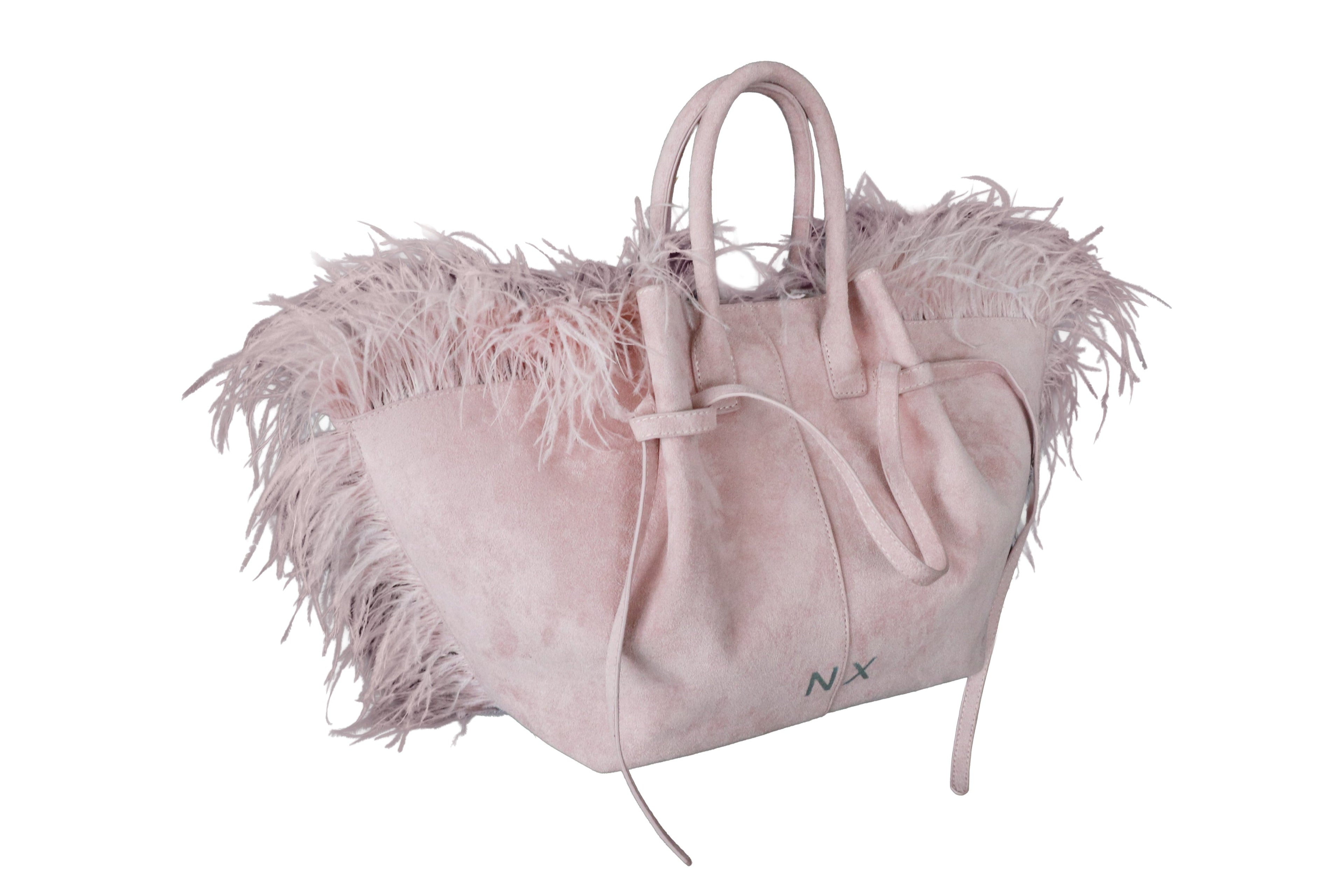 Monaco suede pink (large) ( PRE ORDER )