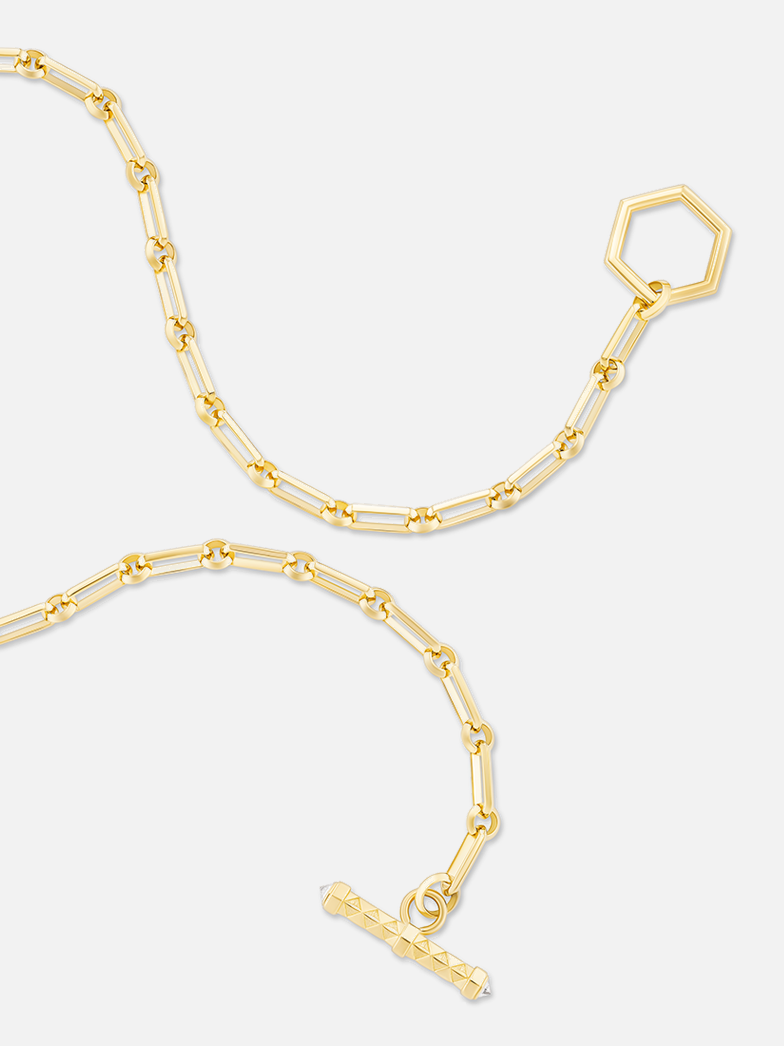 18" Knife Edge Toggle Chain