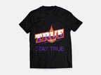 Black with Purple True T-Shirt (Free Shipping) • Please choose your size from S to 4XL
