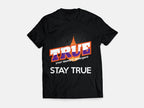 Black with Purple True T-Shirt (Free Shipping) • Please choose your size from S to 4XL