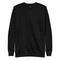 Luxe Embroidered Sweatshirt- Black