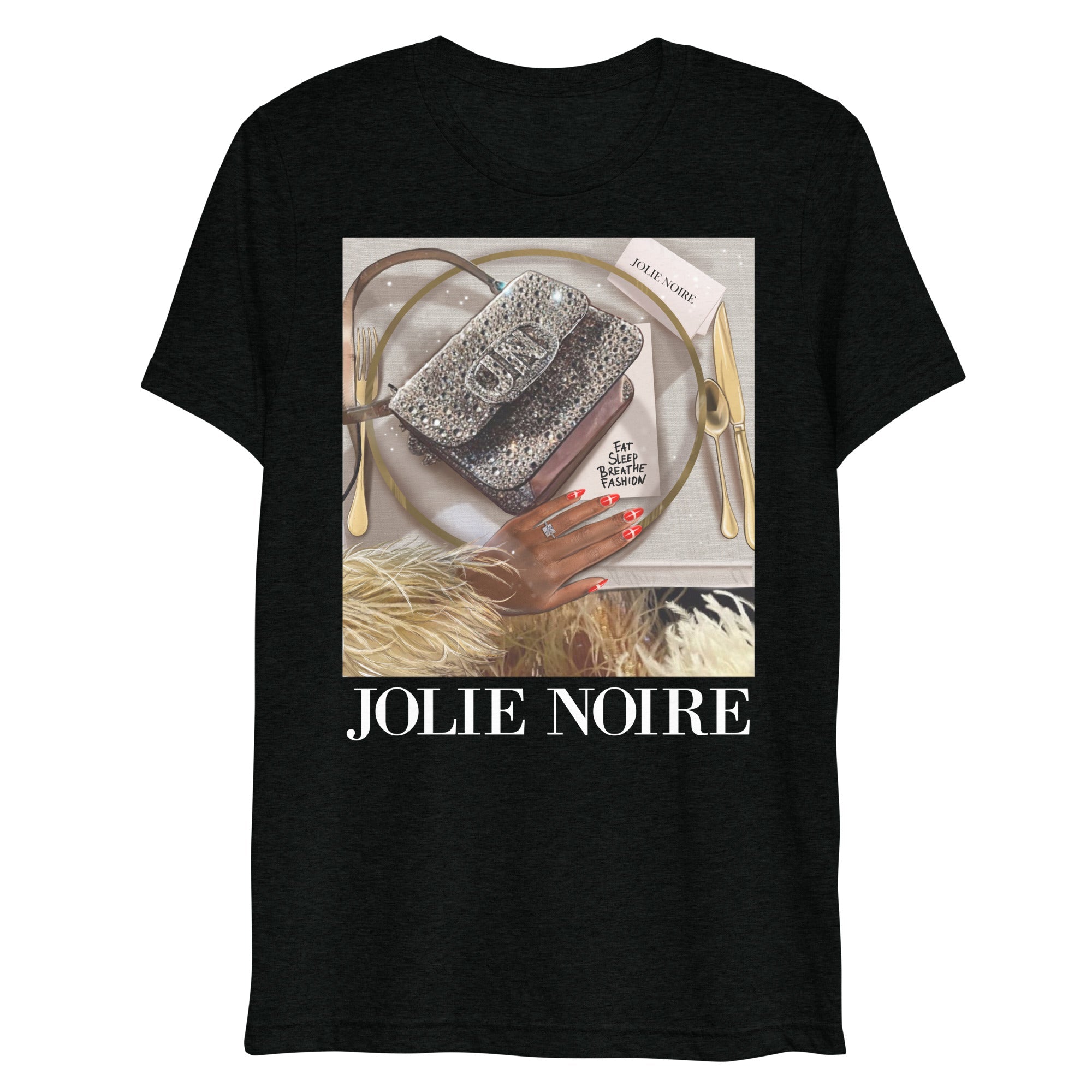 In Her Bag T-shirt- Black