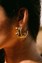 Coconut Earrings Large