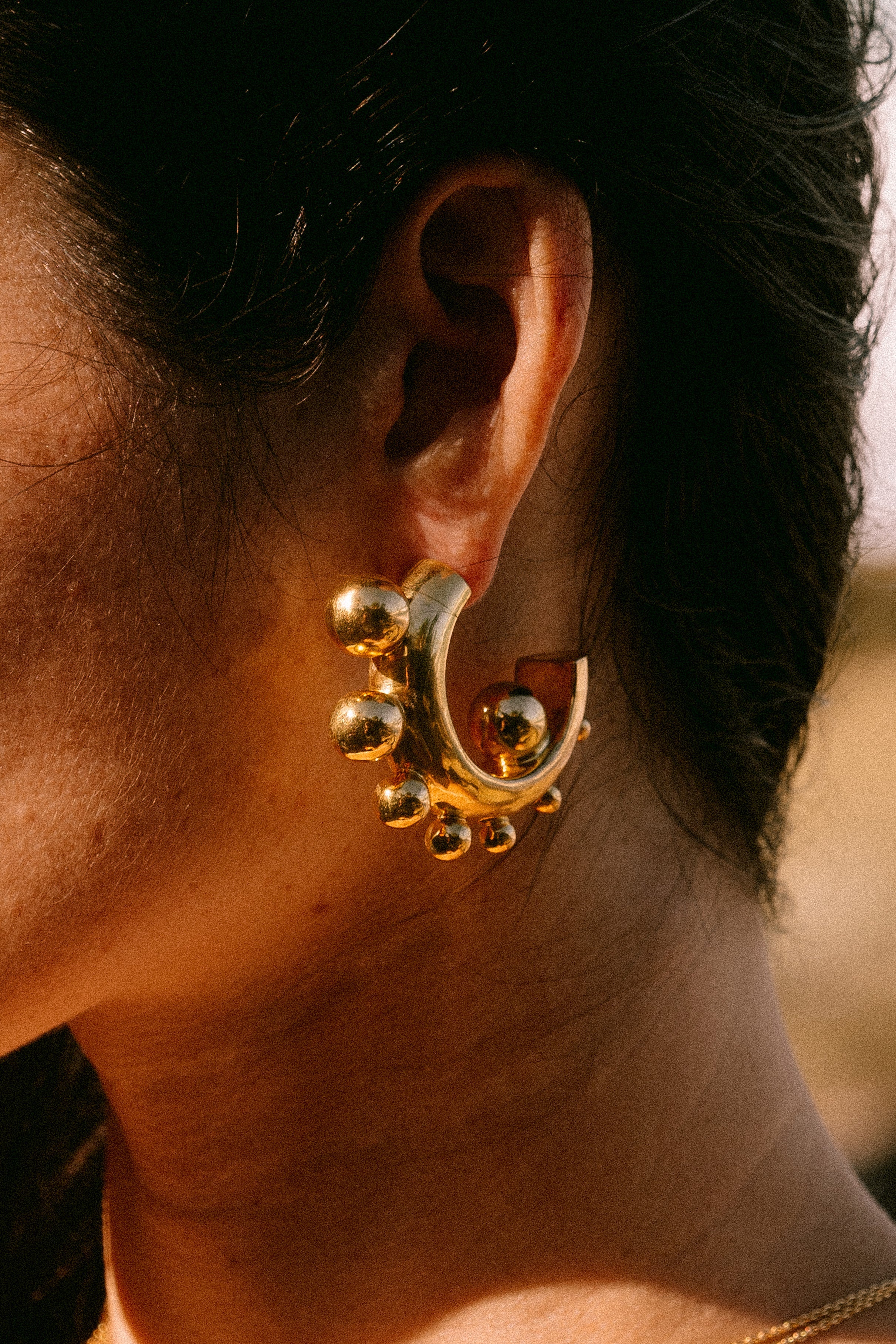 Coconut Earrings Large