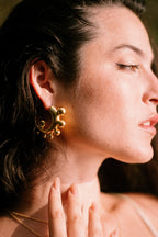 Coconut Earrings Large