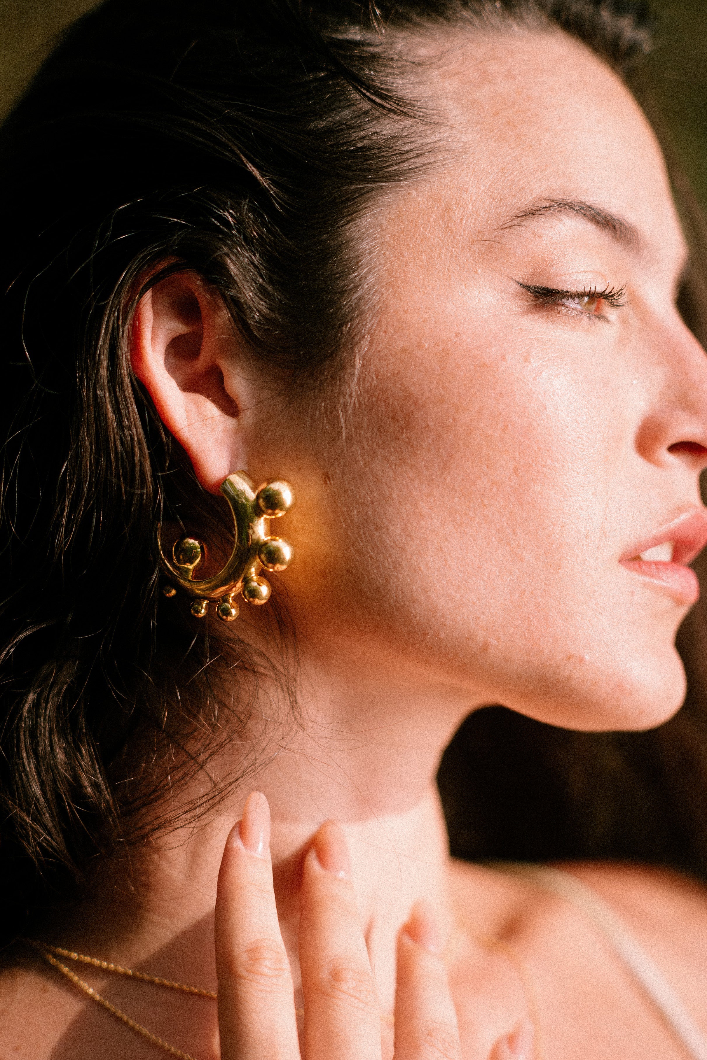 Coconut Earrings Large